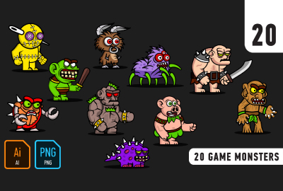 20 game monsters 