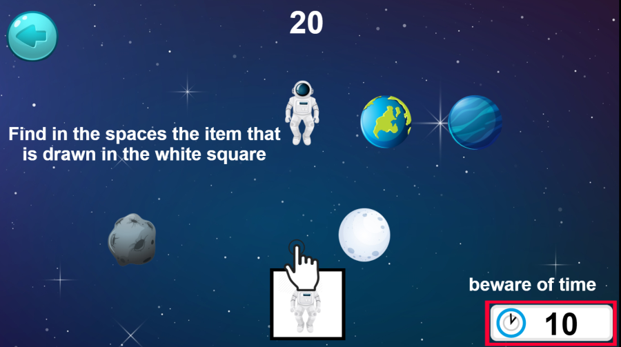 Find In Space - HTML5 Game 