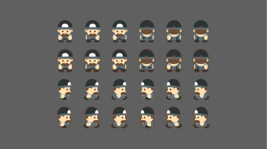 Character Sprite Pack: Walk 4 Directions 