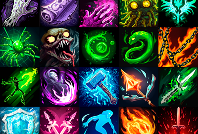 500 RPG Skill Icons Pack 1 