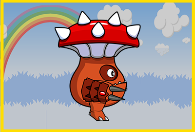 mushroom warrior character : 2d platformer character assets 