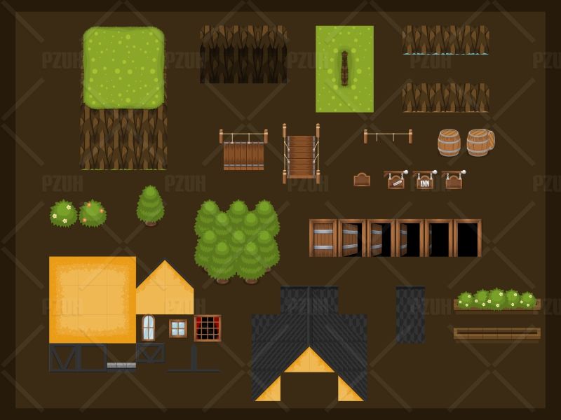 The Village - Top Down Tileset 