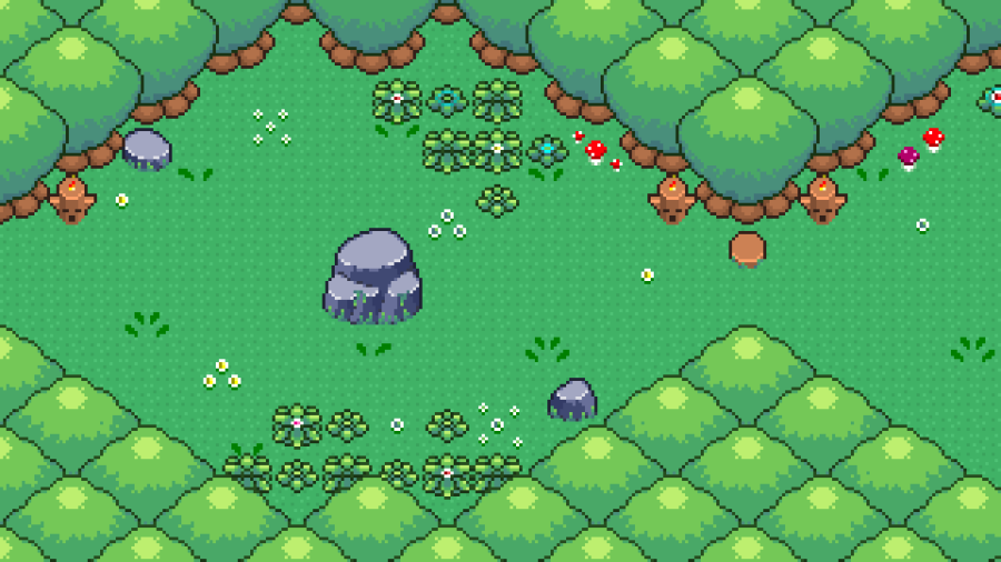 2D TopDown Forest Tileset 