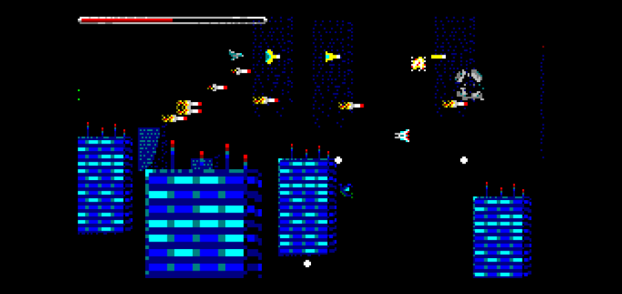 8-bit Pixel Art Shooter Template 