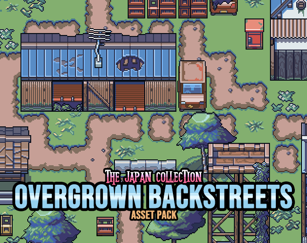 The Japan Collection: Overgrown Backstreets 