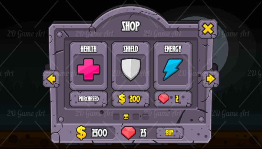 Zombie Graveyard - Game GUI 