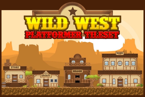 Wild West - Platformer Tileset 