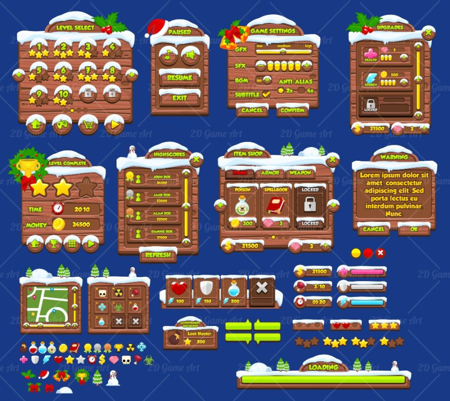 Christmas Game GUI 