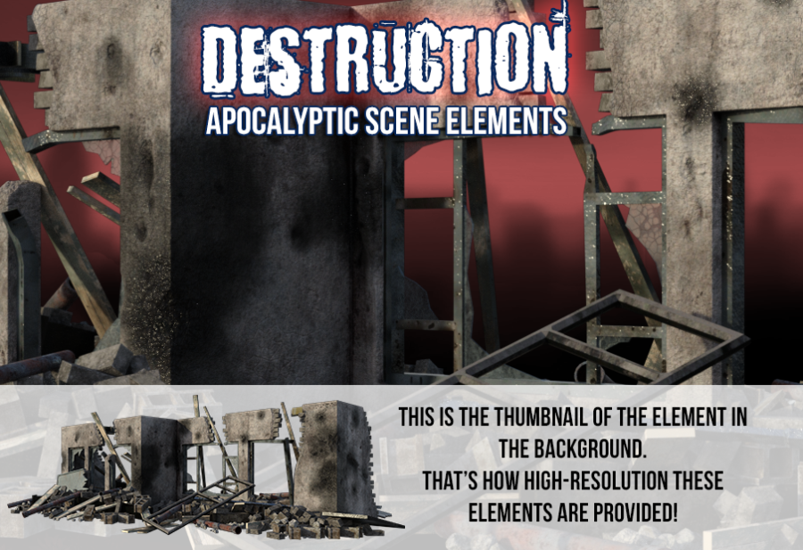 Destruction Scene Elements 