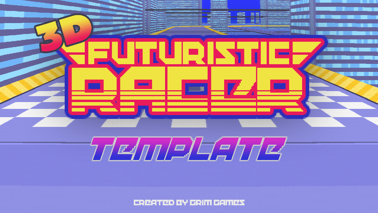 3D Futuristic Racer Template 