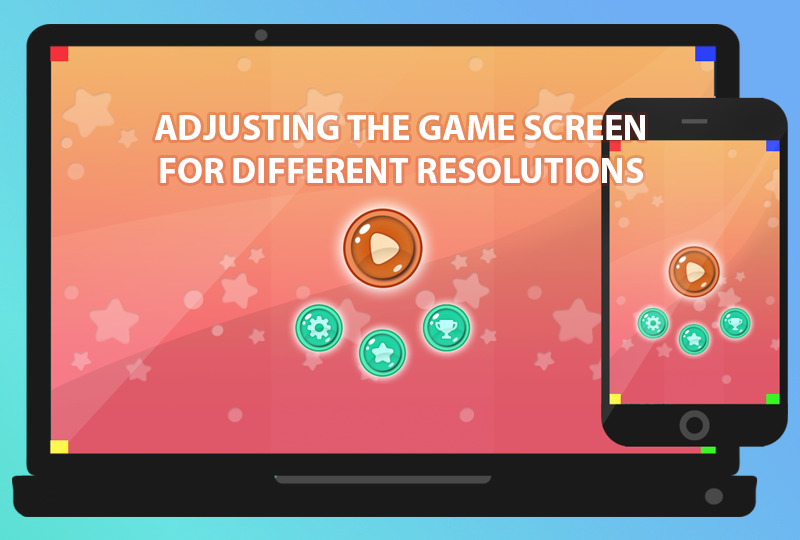 Adjusting the game screen for different resolutions 