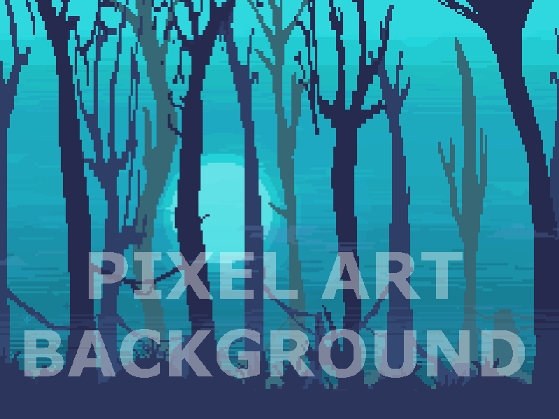 12 Parallax Pixel Art Backgrounds Pack 