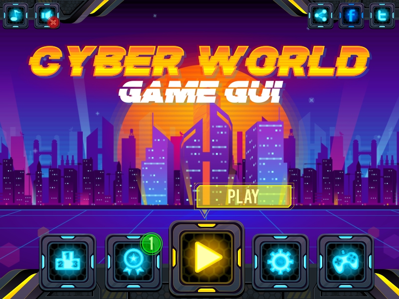 Cyber World - Game GUI 