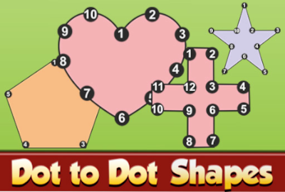 Dot to Dot Shapes 