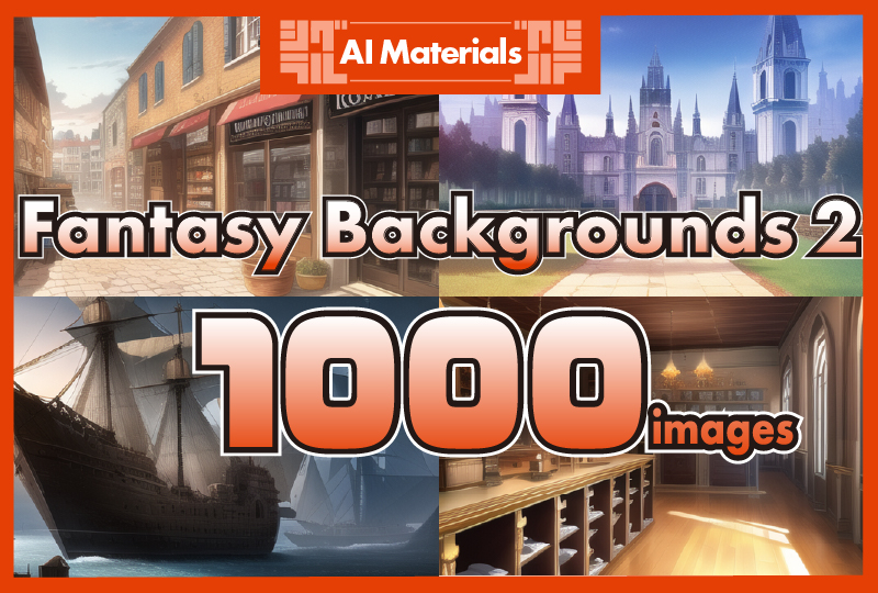 Fantasy Backgrounds 2【Shigural AI Materials】 