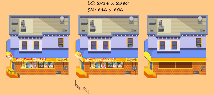 2D Hispanic Market & CornerStore Asset Pack 