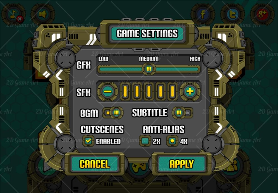 Mechanized Game GUI 