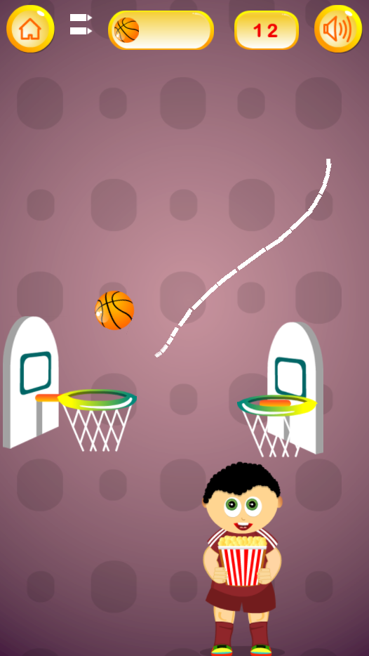 The Linear Basketball Sport Game 