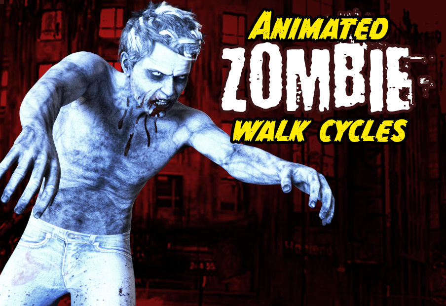 ZOMBIE Animated Walk Cycles 