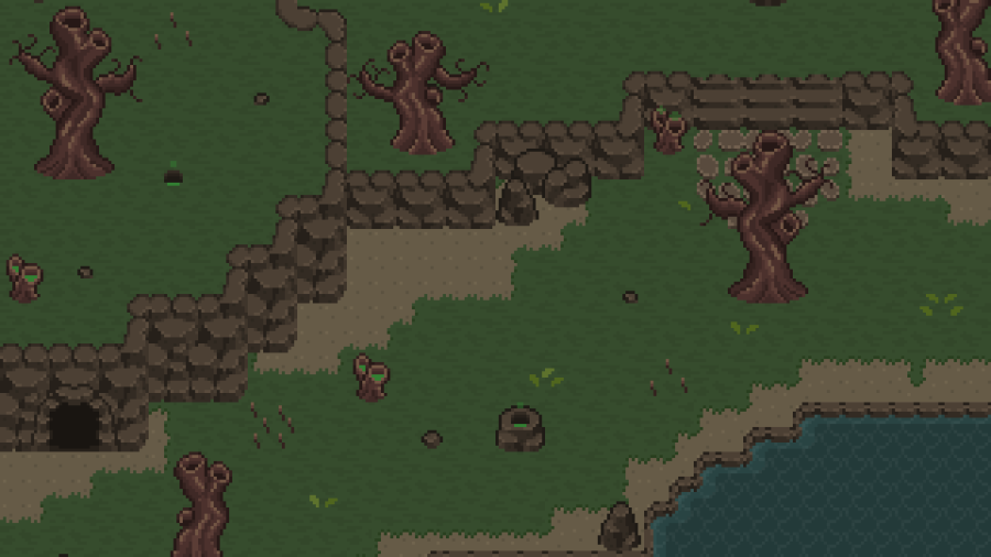 2D TopDown Mountains Tileset 