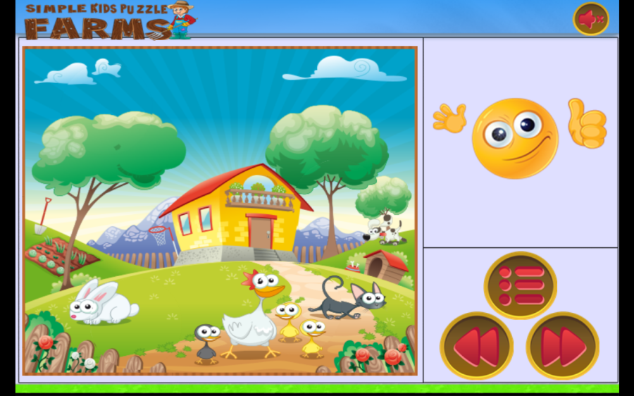 Simple Kids Puzzle – Farms 