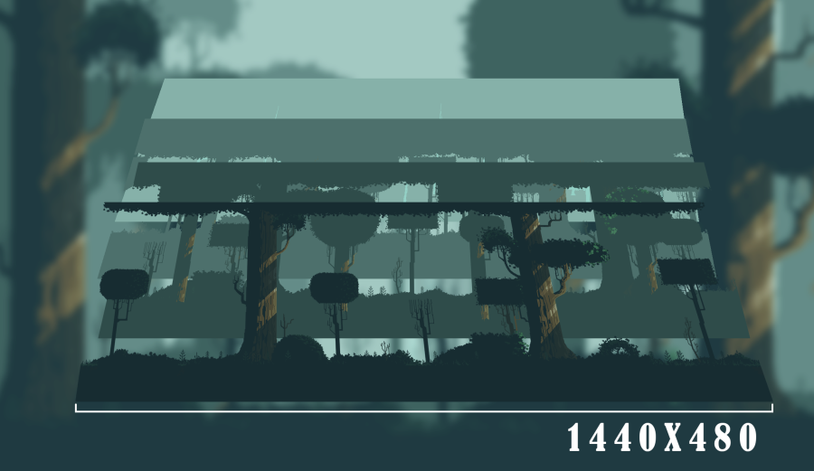 Pixel Art Forest 