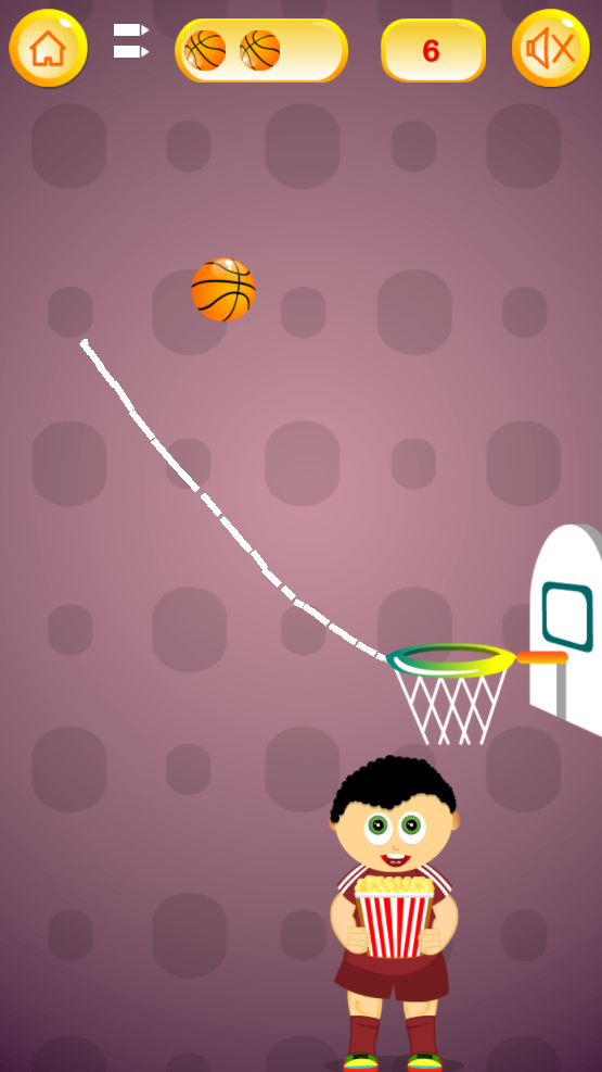 The Linear Basketball Sport Game 