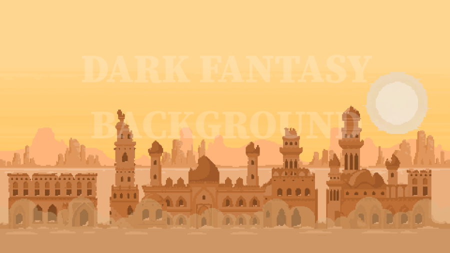 2D Pixel Art DARK FANTASY Backgrounds 