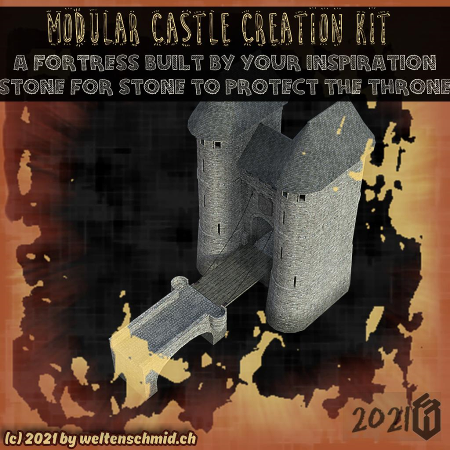 Modular Medieval Castle Creation Kit 