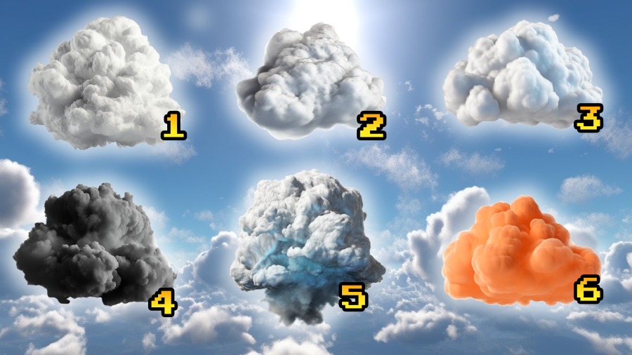 2D realistic clouds 