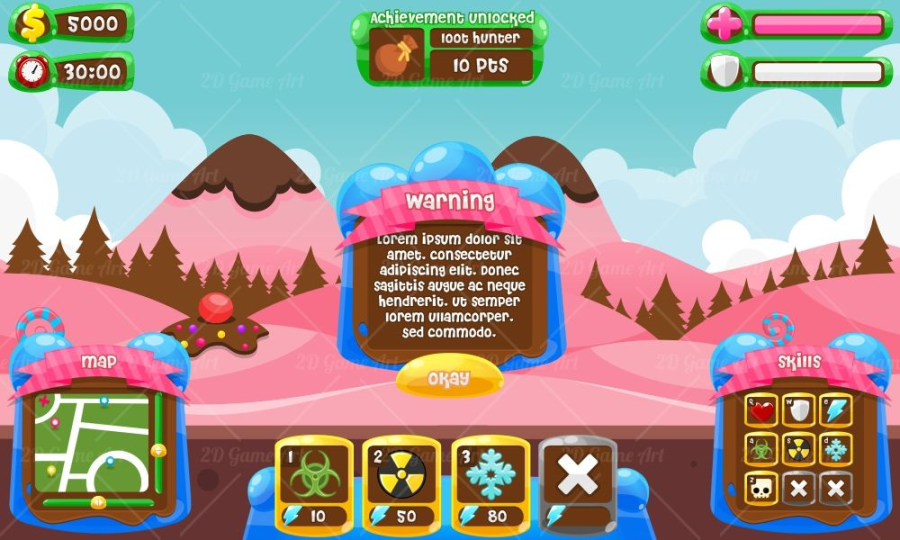 Jelly Crush - Game GUI 