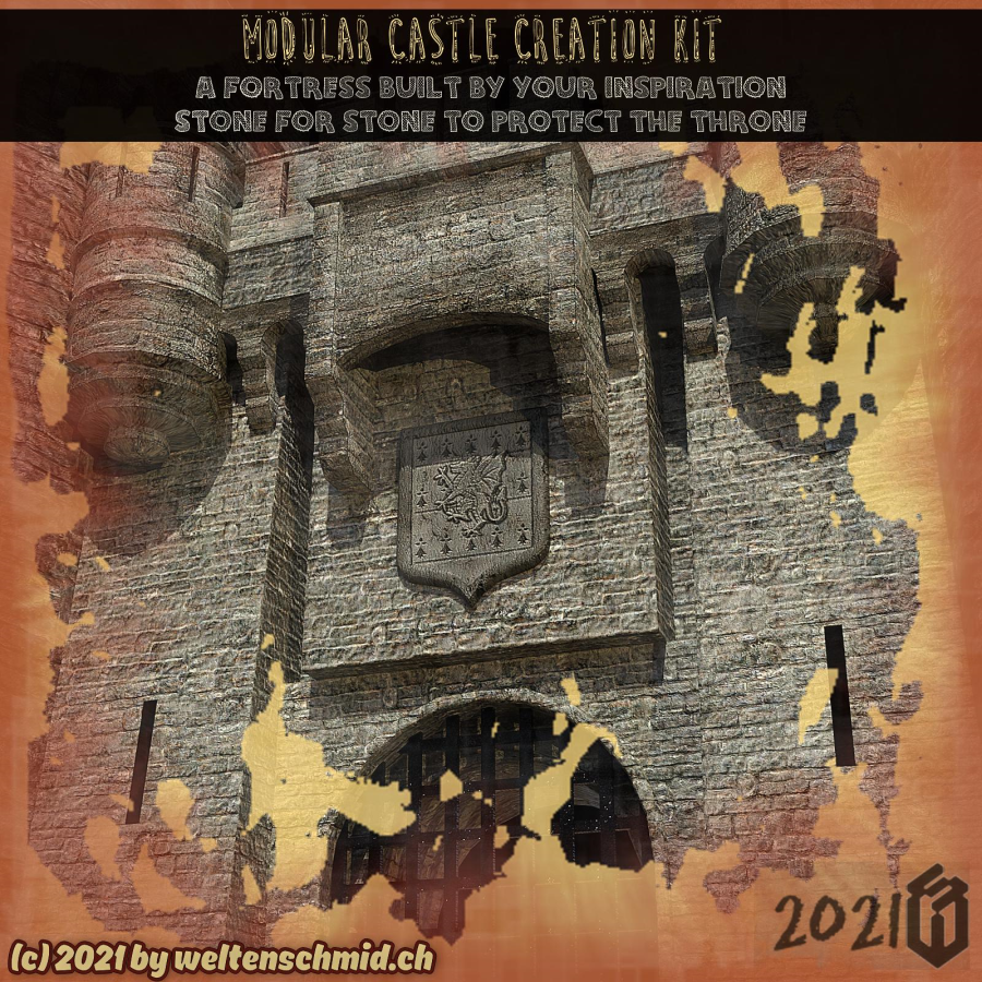 Modular Medieval Castle Creation Kit 