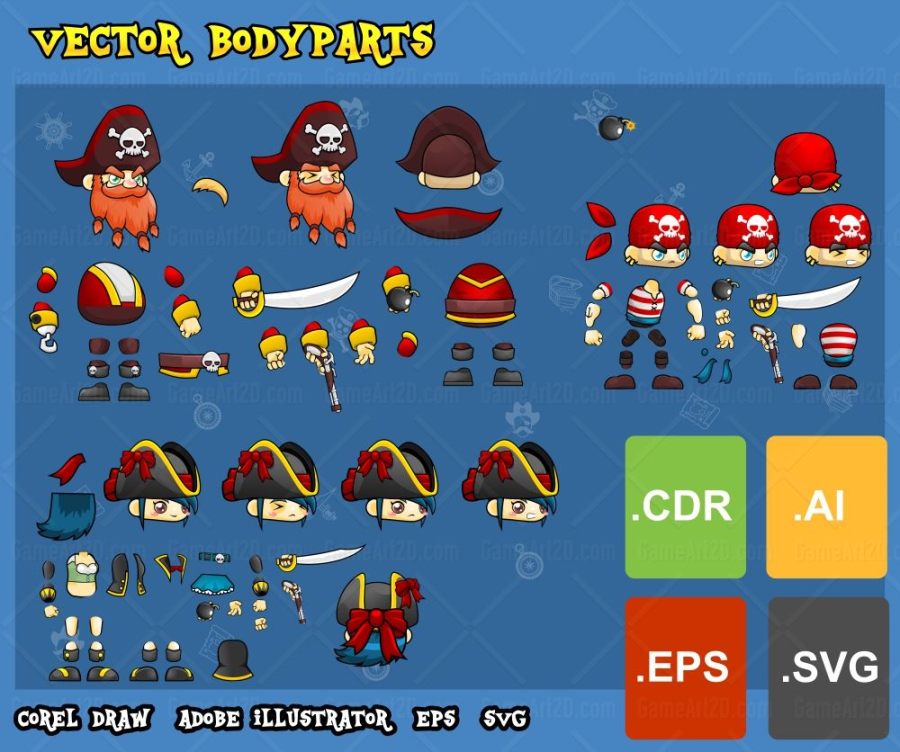 The Pirate - Game Sprites 