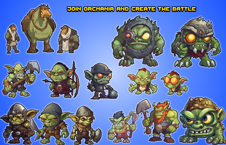 Orcmania (Game Template +500 Graphics) 