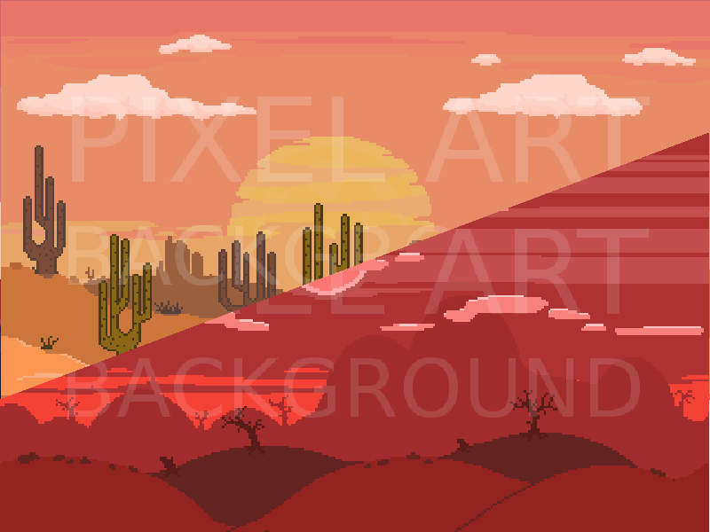 Parallax Pixel Art Backgrounds Pack #2 