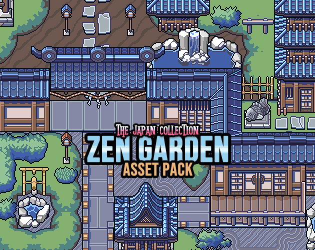 The Japan Collection: Japanese Zen Garden Game Assets 