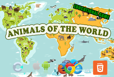 Animals Of The World - Educational Game 