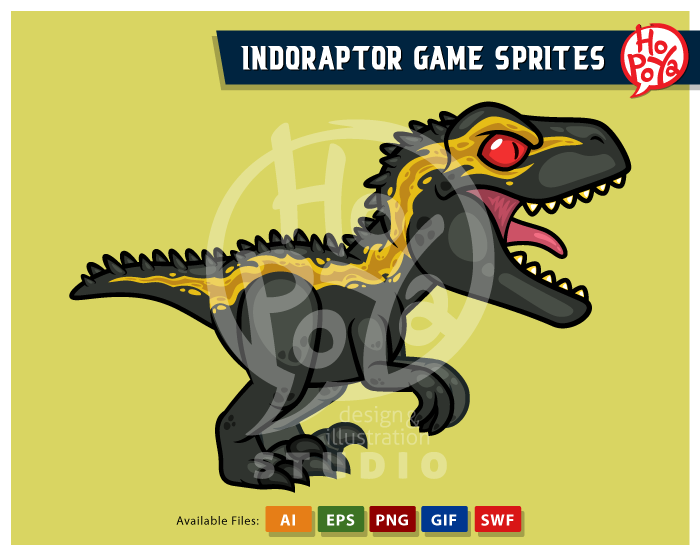 Indoraptor Game Sprites 