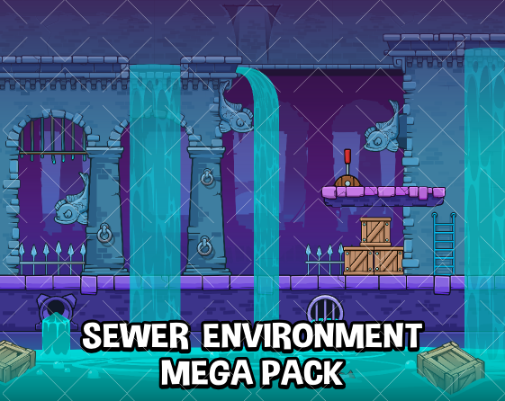 Sewer environment creation mega pack 