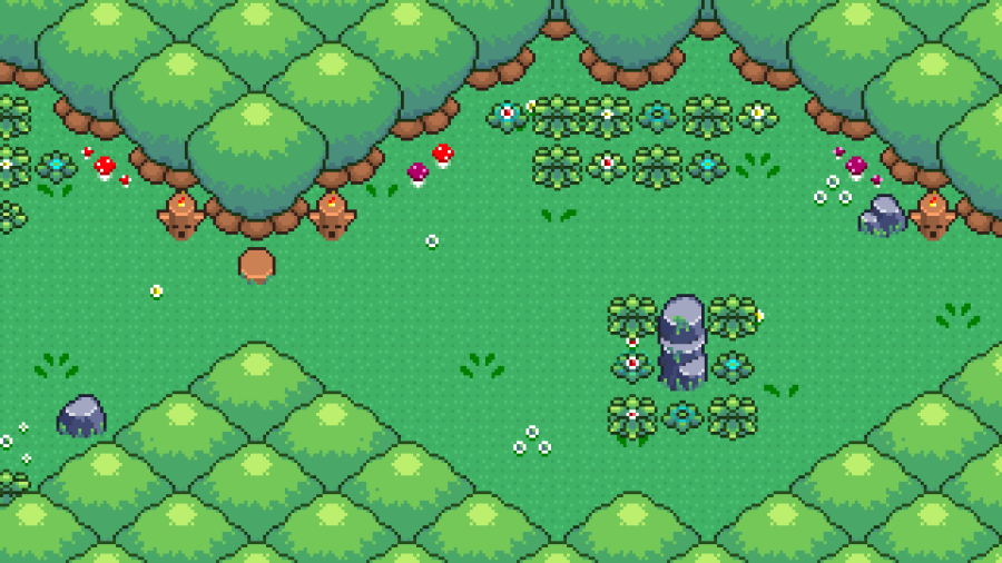 2D TopDown Forest Tileset 