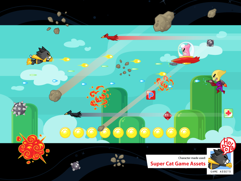 Super Cat Game Assets 