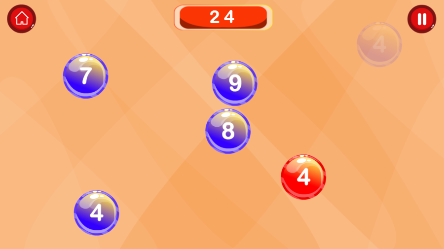 Eatable Numbers Math Game 