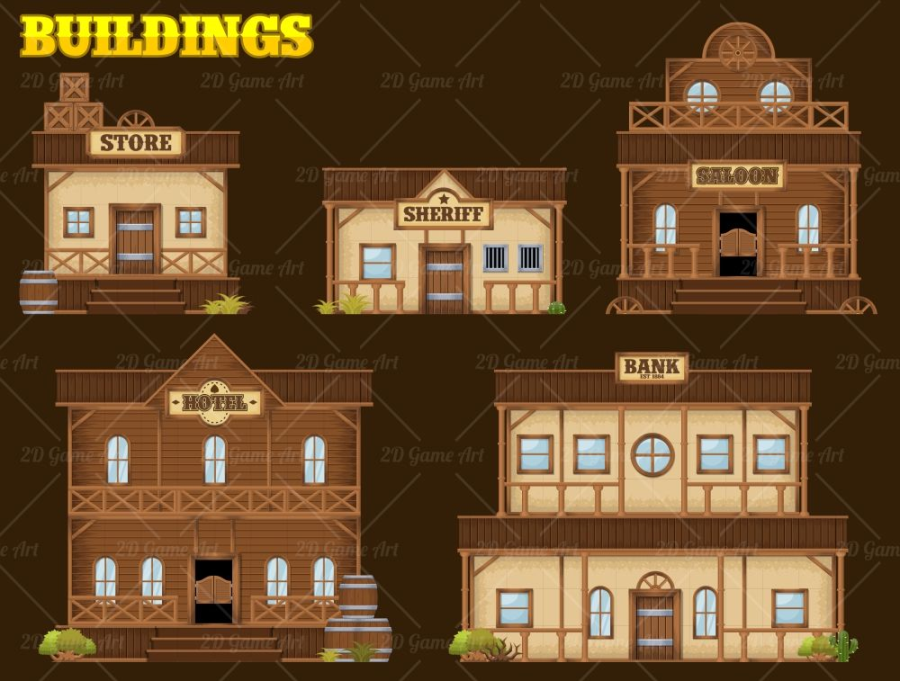 Wild West - Platformer Tileset 