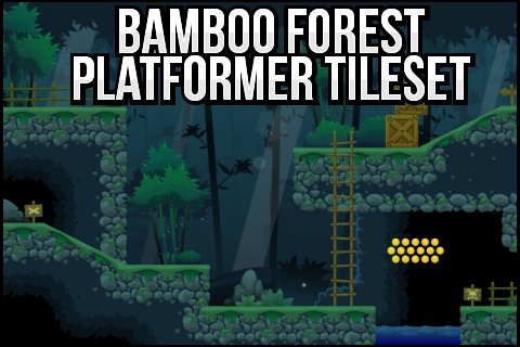 Bamboo Forest - Platformer Tileset 