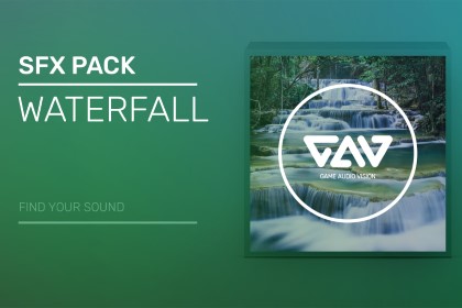 Waterfall sound effect pack 