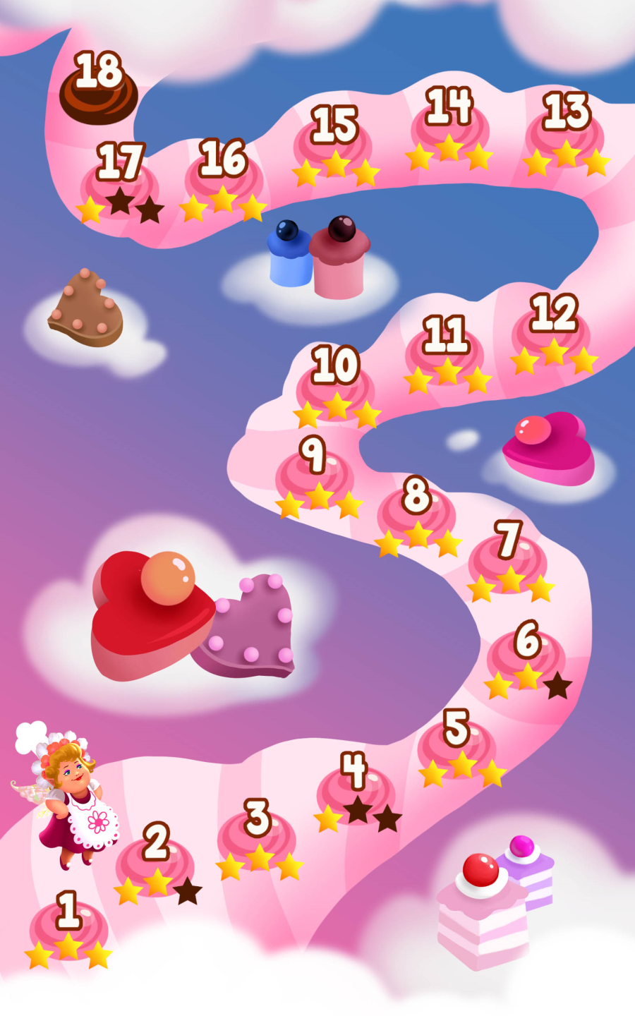 Shary the Fairy match 3 game assets 