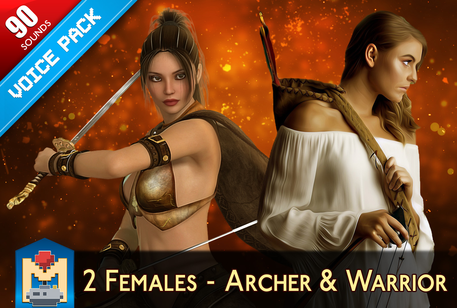 Females Archer Warrior Voice Pack 