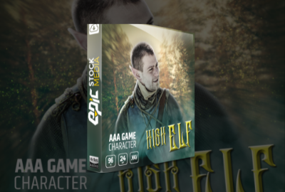 AAA Game Character High Elf 