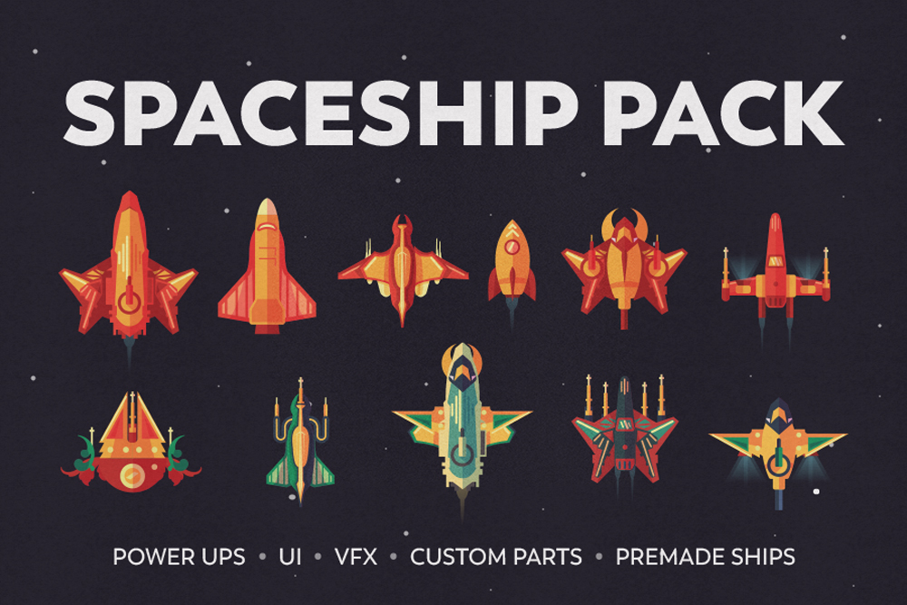 Spaceship Shooter Pack 