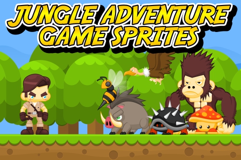 Jungle Adventure - Game Sprites 